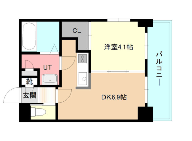 札幌マンスリーマンションの小泉マンションMem19　５０３ 間取り図